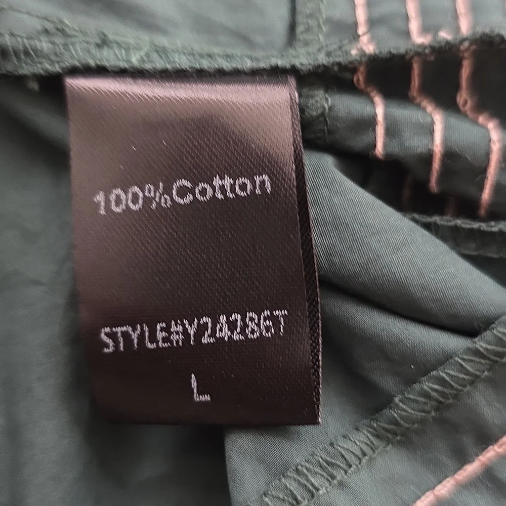 POMANDER PLACE Mini Oversized Evergreen Kinsley‎ Dress Size L - Picture 8 of 9